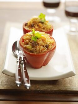 PEPERONI RIPIENI DI RISO