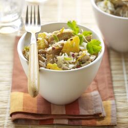 WOK DI TACCHINO RISO E ARANCIA