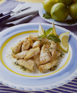 BOCCONCINI DI MERLUZZO AL LIMONE