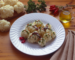 CIMETTE DI CAVOLFIORE CON ACCIUGA