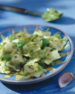 RAVIOLI DI FORMAGGIO IN CREMA DI ZUCCHINE