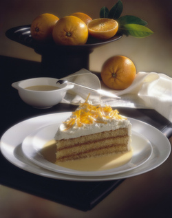 TORTA DI ARANCIA E PANNA