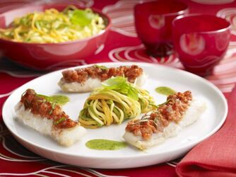 FILETTI DI MERLUZZO IN CROSTA DI POMODORI