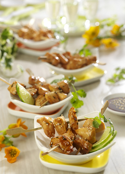 SPIEDINI DI POLLO AL SESAMO