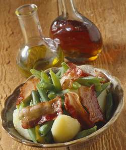 FAGIOLINI E PATATE AL BACON