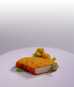 POLLO IMPANATO CON PATATE