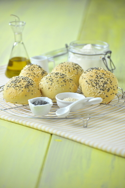 PANINI VEGANI PER VEG BURGER AL SESAMO BICOLORE