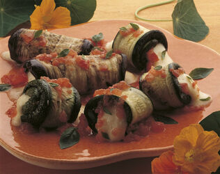 ROTOLINI DI MELANZANE E ZUCCHINE