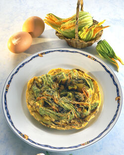 FRITTATA AI FIORI DI ZUCCA