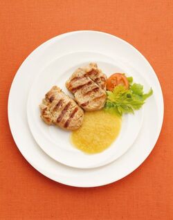 LONZA CON PUR&Egrave; DI MELE