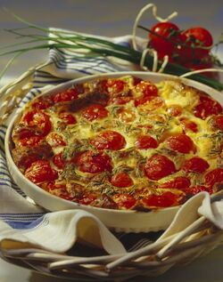 QUICHE CON POMODORI QUICHE CON POMODORI