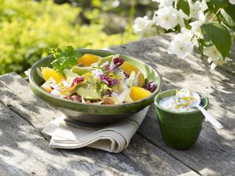 INSALATA DI INDIVIA CON AVOCADO E ARANCE INSALATA DI INDIVIA CON AVOCADO E ARANCE