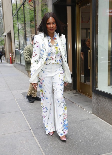 Garcelle Beauvais is Spotted Arriving to NBC Studios in New York City