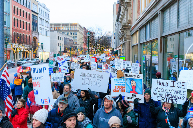 Syracuse NY Anti ICE Protest