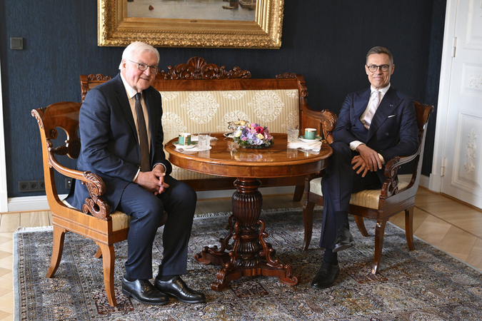 Helsinki visita del presidente tedesco Frank Walter Steinmeier in Finlandia