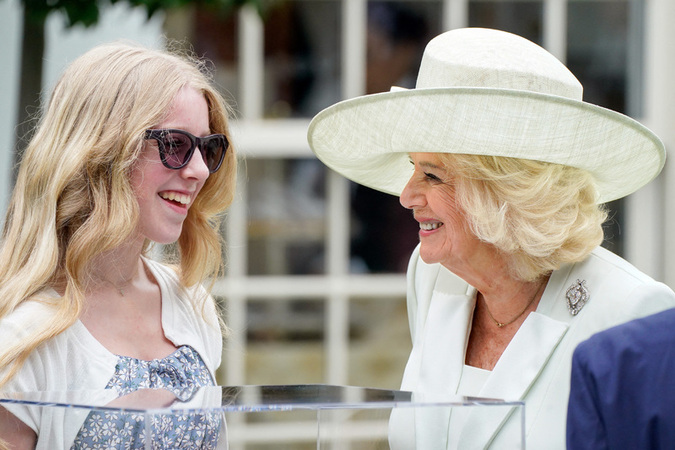First Lady Melania Trump and Queen Camilla Meet Students at the White House