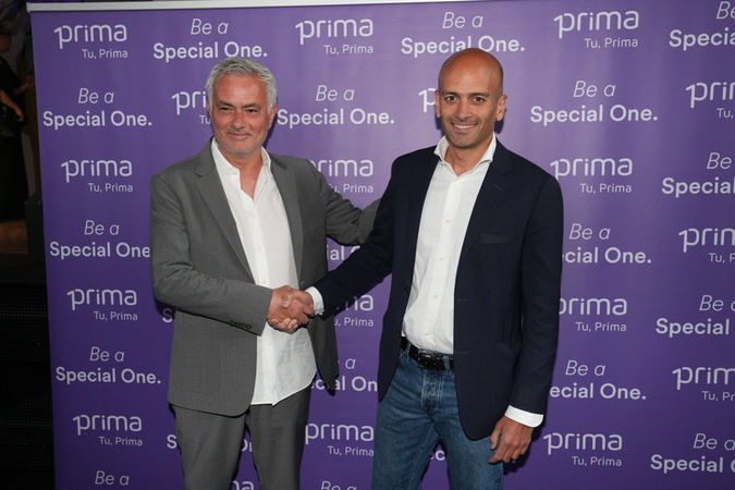 Milan Prima Assicurazioni event and preview presentation of the new 2026 campaign advert featuring Jos&eacute; Mourinho