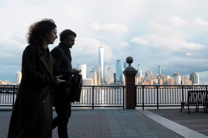 Daily Life in Jersey City New Jersey US 11 Jan 2026