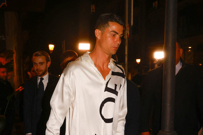 Madrid Cristiano Ronaldo rientra dopo una serata fuori
