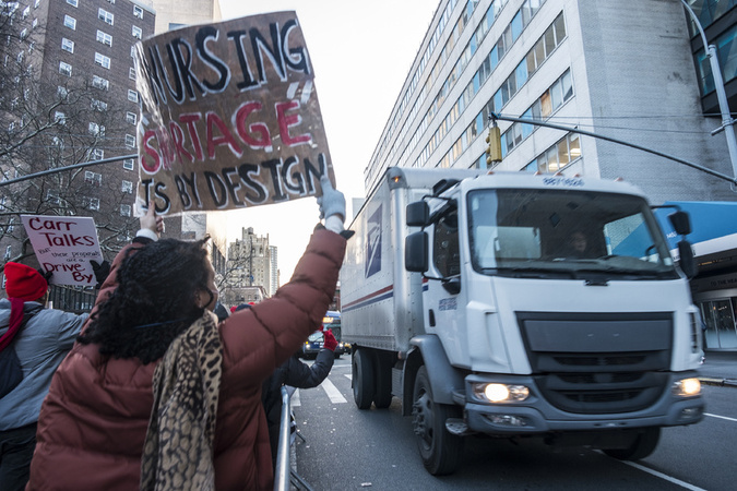 Nurses Strike New York City