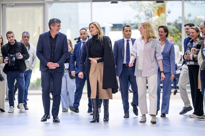 Queen M&aacute;xima At Cleantech Park Arnhem Arnhem