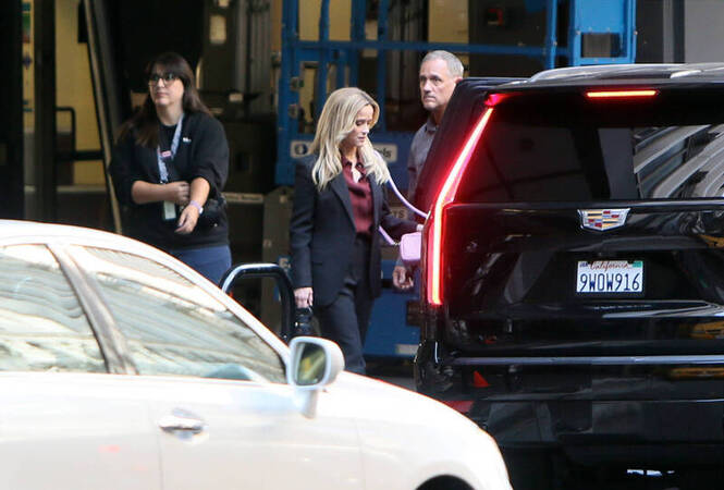 Los Angeles Reese Witherspoon returns to work on set after the outcry caused by the teaser trailer for Elle the prequel to Legally Blonde. 
