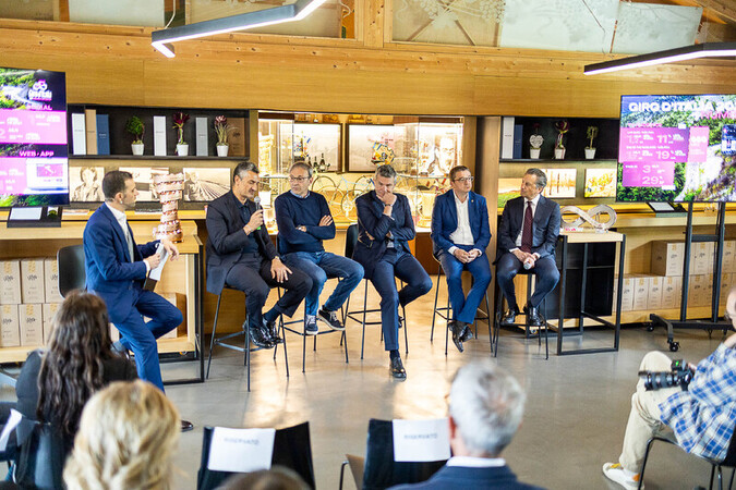 Trento Presentation of the Trentino stages of the 2026 Giro d Italia