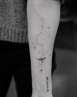 40 Constellation Tattoos For Men  Star Formation Designs