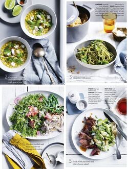 Gourmet Fast – Quick meals
Make your midweek meals in next to no time with these fuss-free recipes from Lisa Featherby.
Australian Gourmet Traveller Mar-16; issue 0316; p043 - p047; Images and Text Available