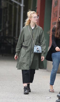 -New York, NY - 9/03/2017-
Elle Fanning and her mother Heather Joy Arrington shopping in Soho and then going to dinner
-PICTURED: Elle Fanning
-PHOTO by: Adam Nemser/startraksphoto.com
-NEM_65817
Editorial - Rights Managed Image - Please contact www.startraksphoto.com for licensing fee
Startraks Photo New York, NY For licensing please call 212-414-9464 or email sales@startraksphoto.com
Image may not be published in any way that is or might be deemed defamatory, libelous, pornographic, or obscene. Please consult our sales department for any clarification or question you may have.
Startraks Photo reserves the right to pursue unauthorized users of this image. If you violate our intellectual property you may be liable for actual damages, loss of income, and profits you derive from the use of this image, and where appropriate, the cost of collection and/or statutory damages.