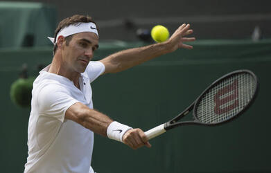 Wimbledon Day Seven. Roger Federer (SUI) v Grigor Dimitrov (BUL).
Material must be credited "The Times/News Syndication" unless otherwise agreed. 100% surcharge if not credited. Online rights need to be cleared separately. Strictly one time use only subject to agreement with News Syndication