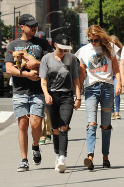, New York, NY - 8/31/17-Kristen Stewart and Stella Maxwell Hold Hands While Taking a Walk in Manhattan
-PICTURED: Kristen Stewart and Stella Maxwell
-PHOTO by: Kristin Callahan/ACE Pictures/INSTARimages.com
-INSTAR_Kristen_Stewart_Stella_Maxwell_NYC_1001015282
Editorial Rights Managed Image - Please contact www.INSTARimages.com for licensing fee and rights: North America Inquiries: email sales@instarimages.com or call 212.414.0207 - UK Inquiries: email ben@instarimages.com or call + 7715 698 715 - Australia Inquiries: email sarah@instarimages.com.au or call +02 9660 0500 – for any other Country, please email sales@instarimages.com. Image or video may not be published in any way that is or might be deemed defamatory, libelous, pornographic, or obscene / Please consult our sales department for any clarification or question you may have - http://www.INSTARimages.com reserves the right to pursue unauthorized users of this image or video. If you are in violation of our intellectual property you may be liable for actual damages, loss of income, and profits you derive from the use of this image or video, and where appropriate, the cost of collection and/or statutory damage.