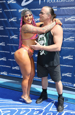 250px x 384px - Magazine Features > Photo set 1718078: Rob Van Dam and Katie Forbes Host  Summer Swim Wrestling Weekend Pool Party at Sapphire Topless Pool