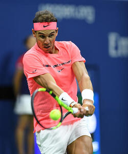 ,New York, New York - 090217 Day 6 of the US Open. Rafael Nadal fights back to beat Leonardo Mayer in third round.
-PICTURED: Rafael Nadal
-PHOTO by: INSTARimages.com
-USOpen090217LM 86
Editorial Rights Managed Image - Please contact www.INSTARimages.com for licensing fee and rights: North America Inquiries: email sales@instarimages.com or call 212.414.0207 - UK Inquiries: email ben@instarimages.com or call + 7715 698 715 - Australia Inquiries: email sarah@instarimages.com.au or call +02 9660 0500 – for any other Country, please email sales@instarimages.com. Image or video may not be published in any way that is or might be deemed defamatory, libelous, pornographic, or obscene / Please consult our sales department for any clarification or question you may have - http://www.INSTARimages.com reserves the right to pursue unauthorized users of this image or video. If you are in violation of our intellectual property you may be liable for actual damages, loss of income, and profits you derive from the use of this image or video, and where appropriate, the cost of collection and/or statutory damage.