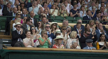 Wimbledon Day Seven. Roger Federer (SUI) v Grigor Dimitrov (BUL).
Material must be credited "The Times/News Syndication" unless otherwise agreed. 100% surcharge if not credited. Online rights need to be cleared separately. Strictly one time use only subject to agreement with News Syndication