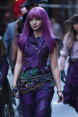 Dove Cameron and the cast of Descendants 2 are seen at Good Morning America studios in Times Square Dove Cameron and the cast of Descendants 2 are seen at Good Morning America studios in Times Square
