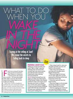What to do when you wake up in the night