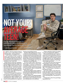 Not your average teen 