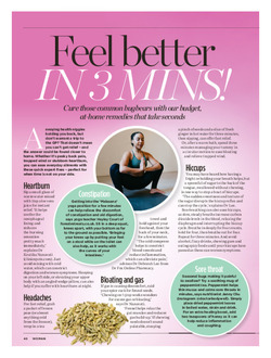 Feel better in 3 minutes