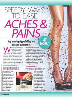 Speedy ways to ease aches pains