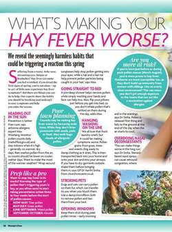 What s making your hay fever worse 