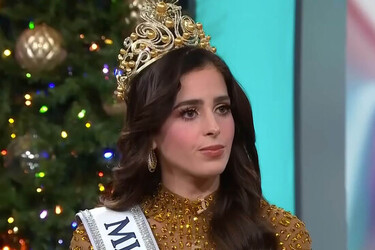 Miss Universe 2025 F&aacute;tima Bosch on Telemundo