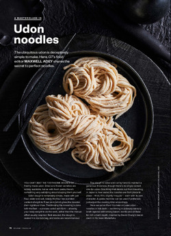 Masterclass Udon noodles Masterclass Udon noodles