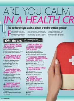 Quiz Are you calm in a health crisis 