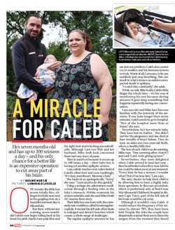 A miracle for Caleb
