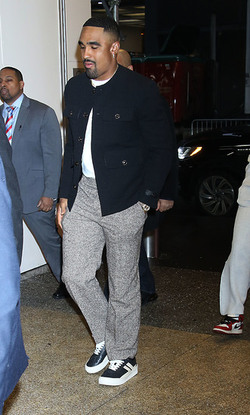 Jalen Hurts seen at CBS Mornings