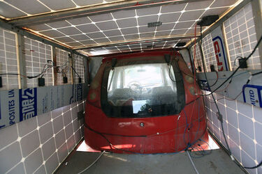 Chinese Man Becomes Pioneer With Bizarre SolarPowered Car Chinese Man Becomes Pioneer With Bizarre SolarPowered Car