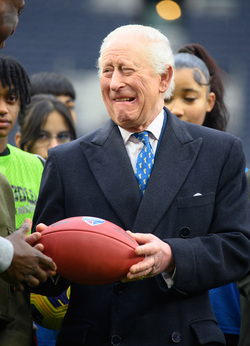 HM King Charles III Visits Tottenham Hotspur