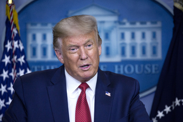 President Donald Trump Removed from Briefing Room by Secret Service President Donald Trump Removed from Briefing Room by Secret Service