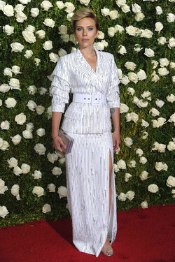 Scarlett Johanssonpromoting her latest film Rough Night in New York City.